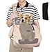 Ownpets Hundetragetasche, Große Hundetasche bis 11kg, Tragetuch Hund, wendbare und freihändige Hundetasche mit verstellbarem Gurt und Schulterpolster für Outdoor