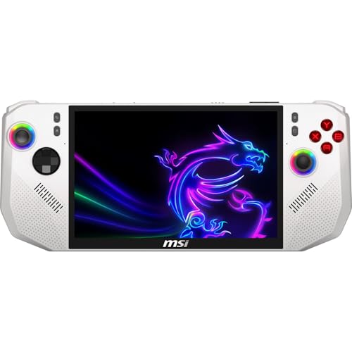 Image of [2026] MSI Claw A8 BZ2EM-070US (AMD Ryzen Z2 Extreme, 24GB RAM, 4TB NVMe SSD, 8 inch FHD+ 120Hz, Windows 11) Gaming Handheld - White