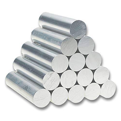 Alliage 6061 aluminium en bloc plein cylindrique sans défaut de coupe 500mm