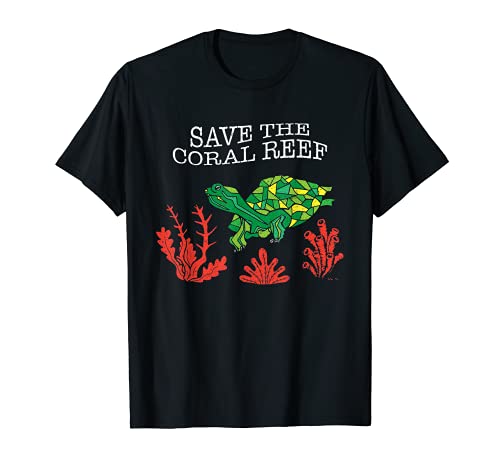 Tortue corail Sauver le récif de corail T-Shirt