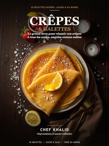 30 Recettes de Crêpes Faciles : Recette Pâte à Crêpe Facile, Crêpes Sucrées et Salées: Recette Pâte à Crêpe Facile, Crêpes Sucrées et Salées, Astuces, Garnitures et Conseils pour Réussir Vos Crêpes