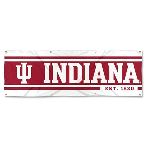 Indiana Hoosiers Large 2x6 Foot Banner by WinCraft - Used condition - US$20.84