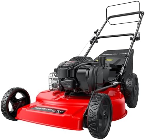 PowerSmart 22-Inch Gas Lawn Mower, 150cc B&S Engine, Self-Propell...