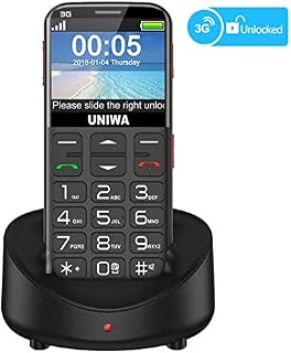 UNIWA Unlocked Cell Phone 3G Senior Cell Phone WCDMA GSM Cell Phone