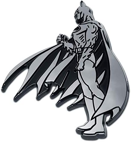 Vintage Batman Side Figurine Chrome Auto Emblem