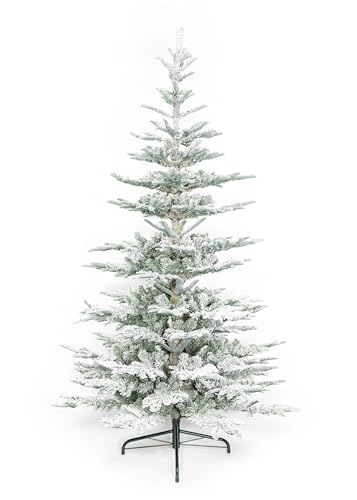9ft Snow Flocked Artificial Christmas Tree for Home and Office
