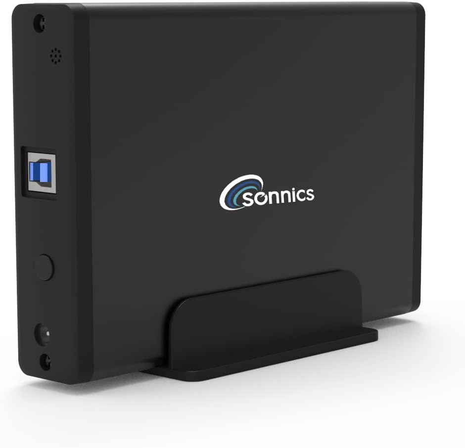 Sonnics 10TB External Hard Drive USB 3.0 Compatible Windows PC Mac (Desktop not Portable) (Black