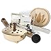 Produktbild Räucherpfanne Set 6 teilig - Räuchergefäß zum Räuchern von Weihrauch, Harzen, inkl. Weihrauch, Räucherkohle, Räuchersand, Räucherzange