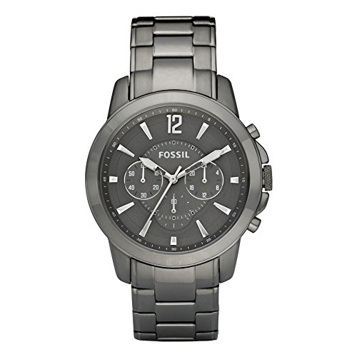 Fossil Men's FS4584 Stainless Steel Analog Grey Dial Watch