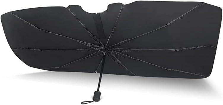 Car Windshield Sun Shade Umbrella 360  Rotation Foldable Front Windscreen Sun Shade Protector 57x31 Inch Universal Windshield Sunshade Umbrella Block Cover for Cars Trucks SUVs
