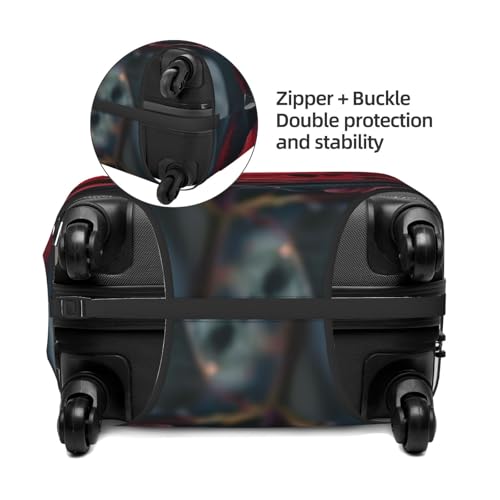 Housse de valise extensible anti-choc pour bagage à main taille L