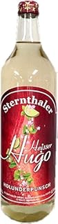 Heisser Hugo 1,0 l | Punsch aus Weisswein, Holunder, Minze und Limette | aromatische, winterliche Spirituose