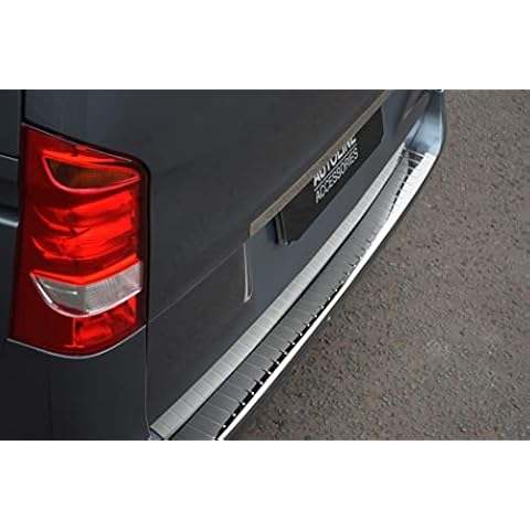 Autoline Accessories Black Chrome Rear Bumper Protector To Fit Vito W447 (2015+) Cover
