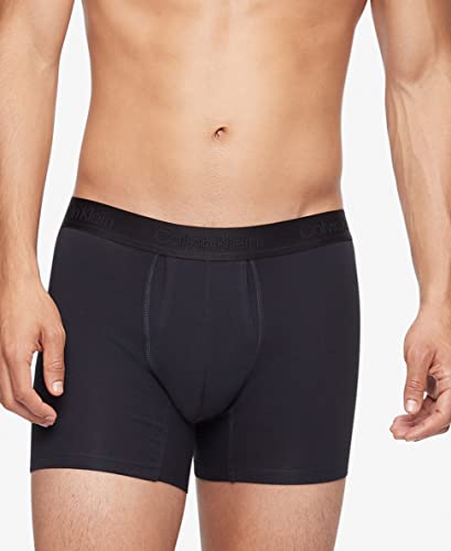 Calvin Klein Bóxer de Algodón Pack de 3 Calzoncillos Cómodos de Ropa Interior Masculina 2