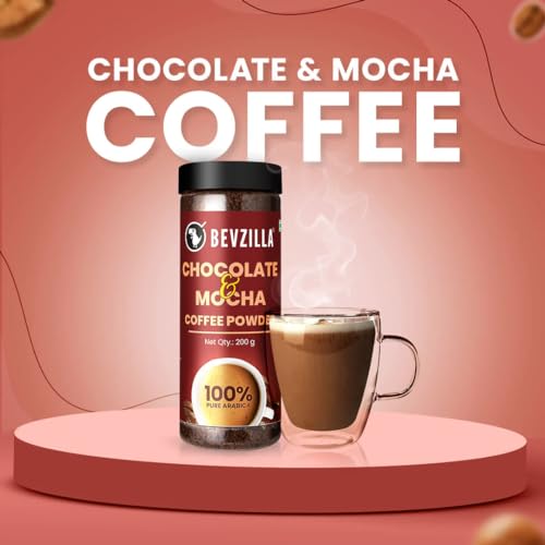 Image of Bevzilla Hazelnut Instant Coffee 200g & Choc