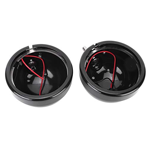 2Pcs Motorcycle Fog Light Housing 4.5 Inches Aluminum Alloy Fog Lamp Shell Fog Lamp Housing Barrel Bracket Suitable For Motorcycles Black #TOP7