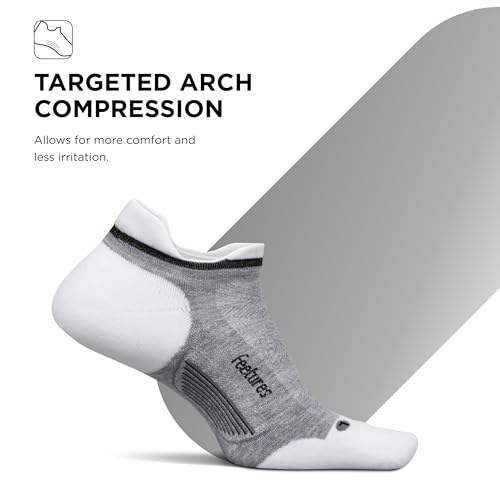 Image of Feetures Elite Golf Max Cushion Tab Ankle Socks - Sport Sock with Targeted Compression