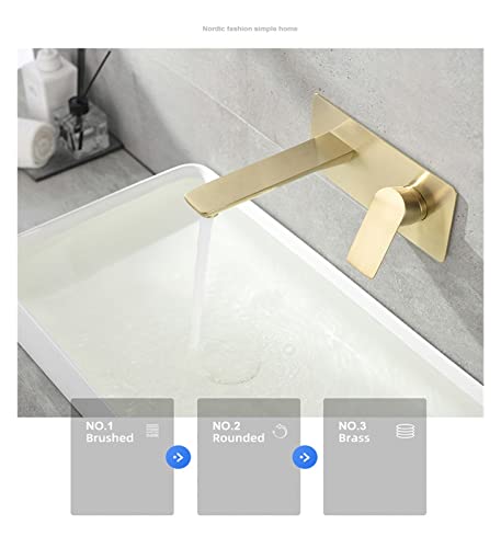 Robinet de lavabo dissimulé pour gagner de l'espace vasque