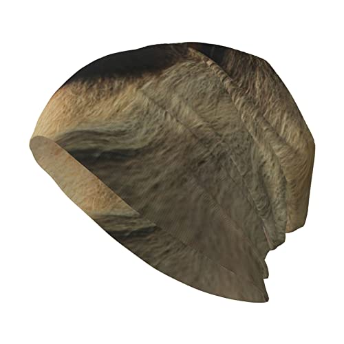 Yiduoduox Gorro de punto de pequines, unisex, para adultos, cálido, resistente al frío, Lindo pekín, Talla única