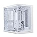 LIAN LI O11D MINI V2 | Compact ATX Mid-Tower Airflow Computer Case | Panoramic View | Fully Ventilated Airflow | Adjustable I/O | Pillar-Less | Cable Management | White (O11DMIV2W)