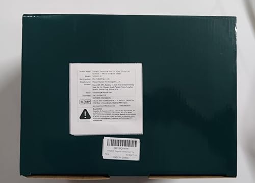 Miniatura 9 de Elegante juego de baño de cerámica de 6 piezas, equipado con dispensador de loción, taza de enjuague bucal, plato de maquillaje, placa de jabón,