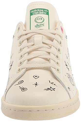 adidas Originals Stan Smith Unisex-Child Sneaker, Cream White/Black, 25.5 cm