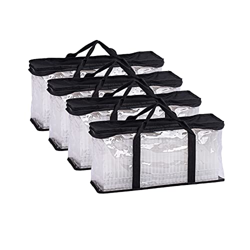 Photo 1 of Noble Realm CDs and DVDs and Blu-ray and and Video Game Compact Disc Storage Bags (3 Choices of Sizes) (4-Pack) Unique Size for Latest Released Disc (for PS4/PS5/Xbox One Game Discs(17cm/6.7")