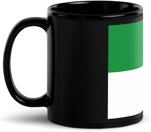 Miniatura 2 de Flag of Ocaña Norte de Santander - Black Ceramic Coffee Cup