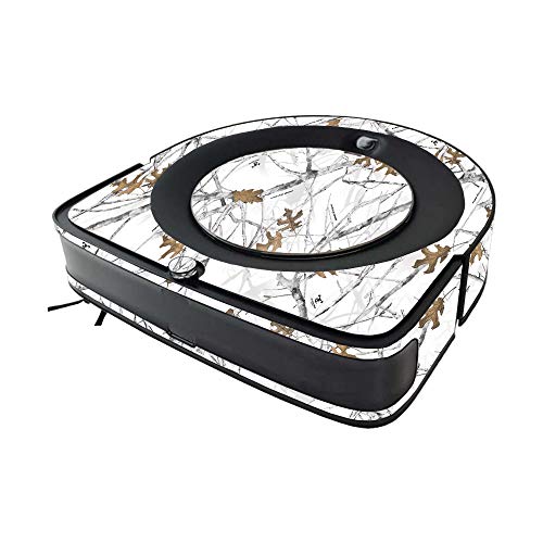 MightySkins Skin Compatible with iRobot Roomba s9 Vacuum - Conceal Snow |, Durable, and Unique Vinyl Decal wrap Cover | Easy to Apply and Change Styles | Made in The USA