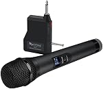 FIFINE TECHNOLOGY Wireless Microphone, Handheld Dynamic Microphone Wireless mic System for Karaoke Nights and House Parties to Have Fun Over the Mixer,PA System,Speakers-K025