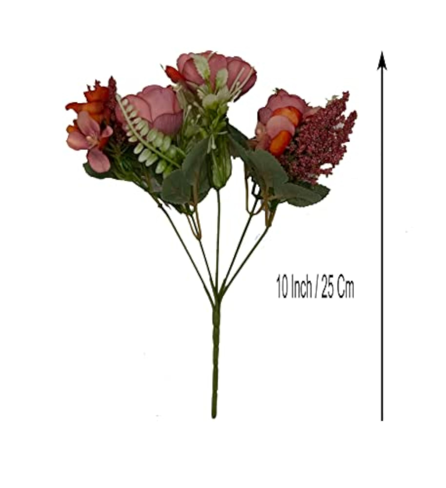 Artificial Peonies Fake Flowers Bunch, Decorative Items