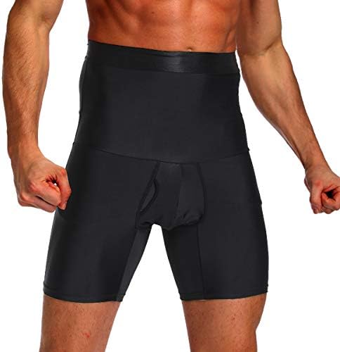 Mens Shapewear Shorts Tummy Control High Waist Shaper Panties Belly Slimming Underwear Compression Girdle Shorts