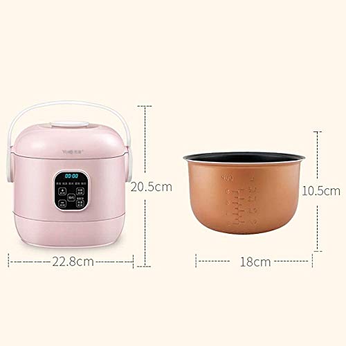Elektroherd Reiskocher (2liter / 400w / 220V) Home Isolation Funktion Qualität Innertopf Löffel Dampfer Mini Schlafsaal… – Bild 3