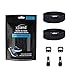Xpand Quick Release Round-Lacing No Tie Shoelaces System with Elastic Laces - One Size Fits All Adult and Kids Shoes