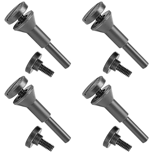 4 Pack Mounting Mandrel 3/8" &amp; 1/4" Arbor Hole for Cut-Off Wheel Circular Saw Blade 1/4" Shaft for Die Grinder Rotary Tool