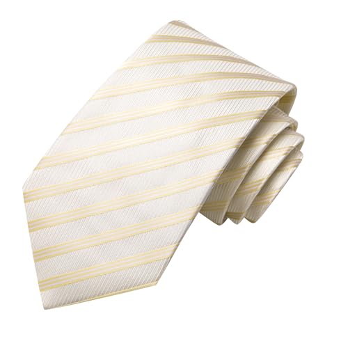 Image of Hi-Tie Mens Paisley Floral Striped Ties Set Silk Necktie and Lapel Pin for Men Pocket Square Cufflinks Set Business Wedding