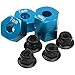 ShareGoo 12mm Hex Wheel Hubs 7mm Thick w/ M4 Lock Nut Compatible with Traxxas 1/10 Slash 4X4 Stampede Rustler 4WD RC Car,Replace of 1654