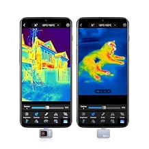 Thermal Master P2 - Thermal Camera for Android, 512384 Super Resolution Infrared Imager with 1.5C PCB Accuracy, Hotspot Tracking,4F to 1112F High Temp, Plug & Play, Grey