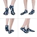 VstaDank Denim Print Ankle Socks 5 Pairs Fashion Invisible Low Cut Sock for Adult Casual Short Sock Soft Cozy No Show Socks