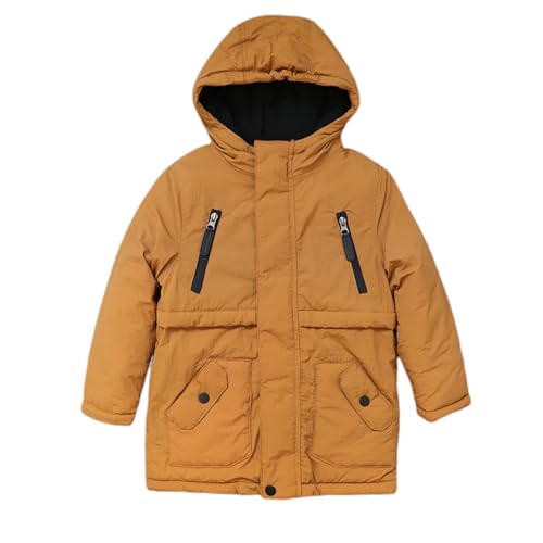 Winter Children's Hooded Cotton Jacket Outdoor Sports and Leisure Punching Jacket Padded and Winter Jacket Teen Boy
