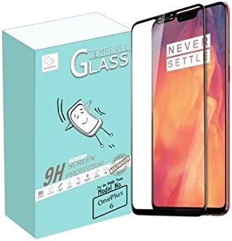 MOMOTO Full Glue OnePlus 6 Full Coverage 3D Tempered Glass, Full Edge-to-Edge 3D Screen Protector for Oneplus 6-Black