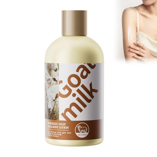 Goat Milk Body Care Lotion - Loción corporal de leche de cabra, 250 ml, hidratante intensiva y acondicionadora de la piel, hace que la piel sea suave y lisa