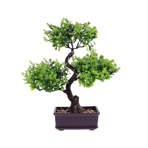 Bonsái artificial verde: decoración sin riego para mesas y zonas de invitados 2