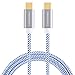 Type USB C-C Cable, CableCreation 10ft Braided USB 2.0 Type C (USB-C) to Type C Data Charging Cable(3A), Compatible MacBook(Pro), Nintendo Switch, Galaxy S10/S9, Pixel 3XL, Nexus 5X/ 6P, etc (Blue)