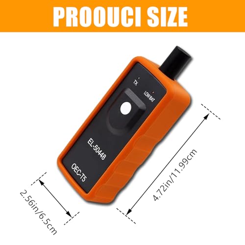 Piburth TPMS Relearn Tool for GM Tire Sensor, EL-50448 Auto Tire Pressure Monitor Sensor Activation Reset Tool, OEC T5 System Programming Training for Most GM Series Vehicles, Car Accessories - Thumbnail 2