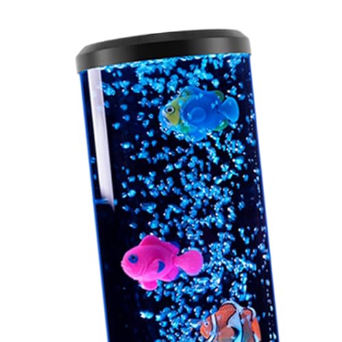Lampe de poisson à bulles aquarium veilleuse LED pour maison