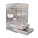 Scatola di stoccaggio di gioielli alla moda ed ele Scatola di gioielli antipolvere Bracciale Bracciale Gioielli Stoviglie Scaffale Articoli Orecchini Ear Stud Gioielli Display Organizer Stand Supporto