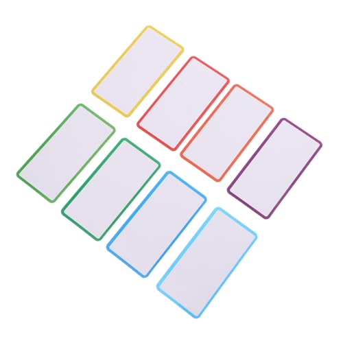 OSALADI 48個 磁気ラベルステッカー 冷蔵庫 マグネットラベル ホワイトボー