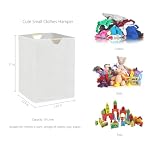 50L Small Laundry Basket, Waterproof Laundry Clothe Hamper, Cute Laundry Hamper with Wooden Handle for Laundry Room, Bathroom, Living Room - Image 3
