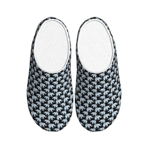 Chaussons éléphant semelle TPR lavables intérieur extérieur